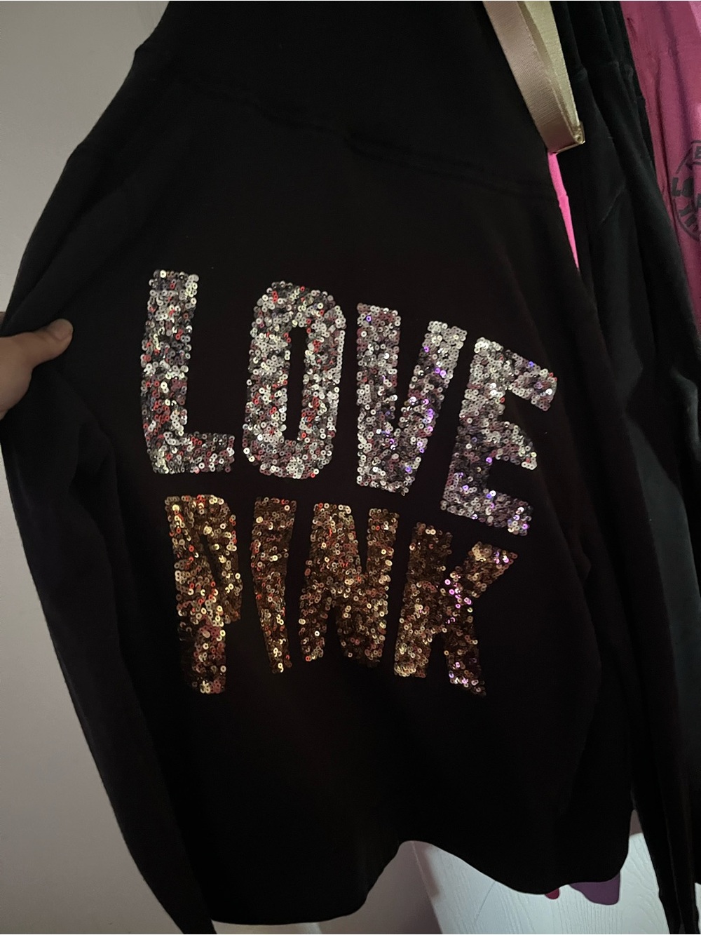 Victoria’s Secret PINK Sequin Jacket Size Large